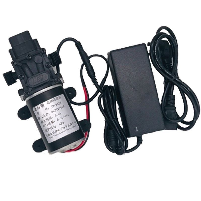 KE3C24V100W微型增压泵自吸抽水高压220V水泵小