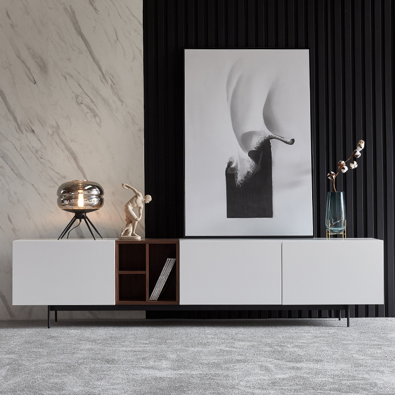 慕谷意式电视柜简约北欧电视机柜小户型客厅茶几组合极简