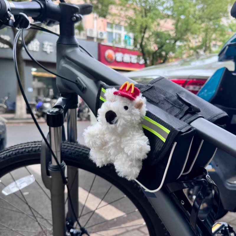 自行车挂包骑行包麦当劳西高地小狗前梁包通用山地公路车大容量