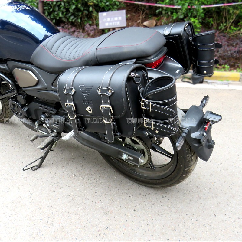 无极200AC复古边包挂包快拆包LX200-19复古包旅行包摩托车改装件
