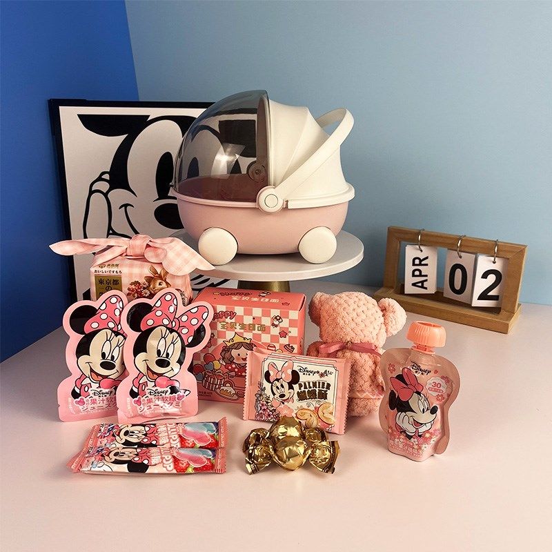 婴儿车摇篮礼盒宝宝满月百日周岁宴回礼幼儿园生日礼物伴手礼高档