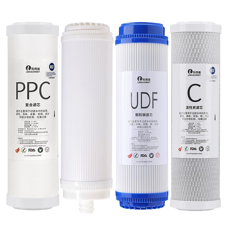 乐博维滤芯适配于W-RC180 JU101净水器超滤净水机PPC复合