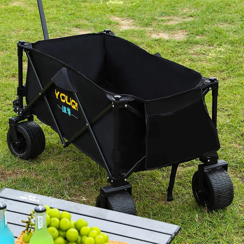 优骑露营推车营地推车可折叠户外超大号手推野餐小拉车野营手拉车