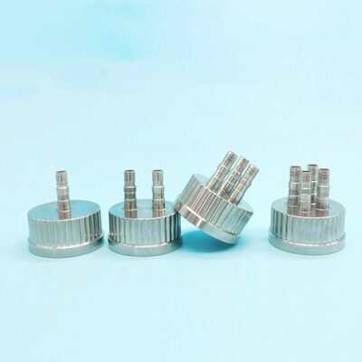 鸿谱科技 一体不锈钢补料瓶盖 一体生物发酵瓶盖 不锈钢补料瓶盖