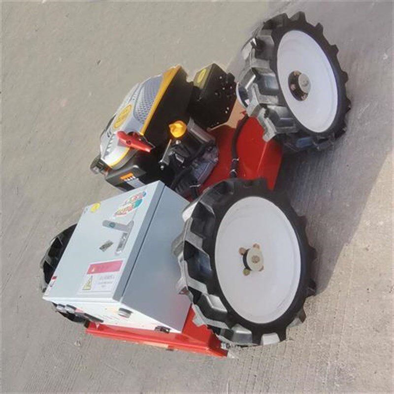 件割草机轮c胎四j遥控,改装遥控电机控制器总成轮毂驱割草机底盘