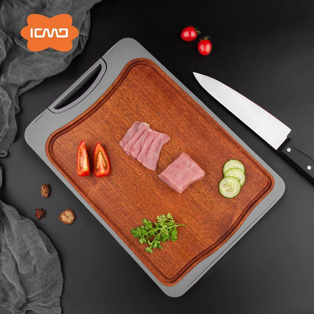 直销客满多砧板可立乌檀木谷纤维双面复合菜板水果切辅食案板