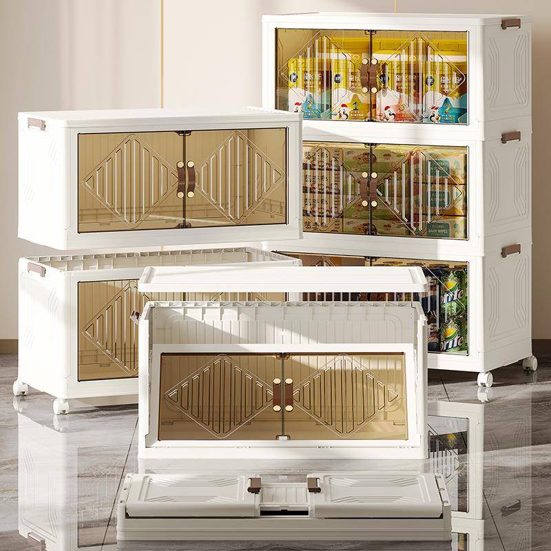 收纳柜多层收纳箱玩具柜子储物柜家用塑料衣柜置物柜整理箱滑轮