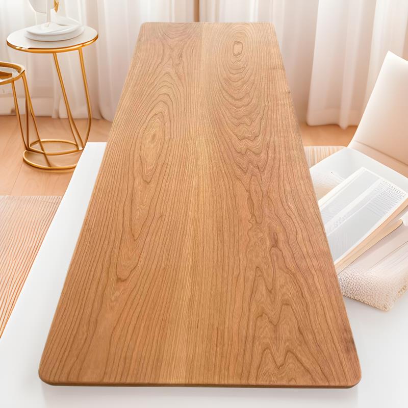 北美樱桃木桌板黑胡桃餐桌红橡木白蜡木原木书桌台面办公电脑桌板