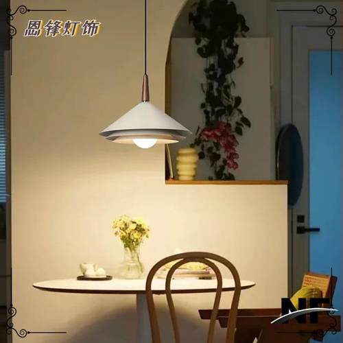 原木风小吊灯法式复古中古餐厅浪漫单头阳台吧台后现代卧室床头灯