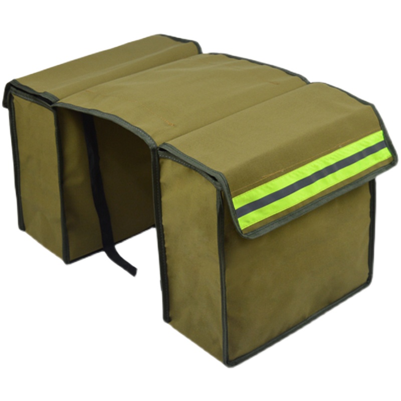 加大加厚帆布摩托车驮包两侧工具包防水电动挂包骑士鞍座包尾包