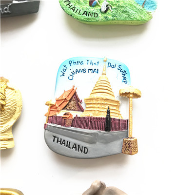 泰国旅游纪念品冰箱贴磁贴清迈大象特色芭提雅普吉岛苏梅岛曼谷