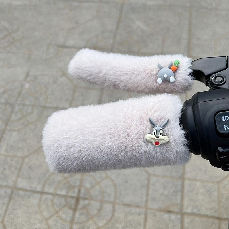 电动车手把套电瓶车手把护手保暖套摩托冬季刹车把套加厚神器防滑