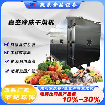 厂家ZG30平方水产品真空冷冻干燥机食品冻干机高效全自动智能