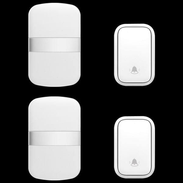 防水自发电无线家用门铃二拖二不用电池智能电子遥控老人呼叫器