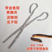 新款 加厚不锈钢鳝鱼钳防滑防脱黄鳝夹鳝鱼夹泥鳅虫子钳捉控工具