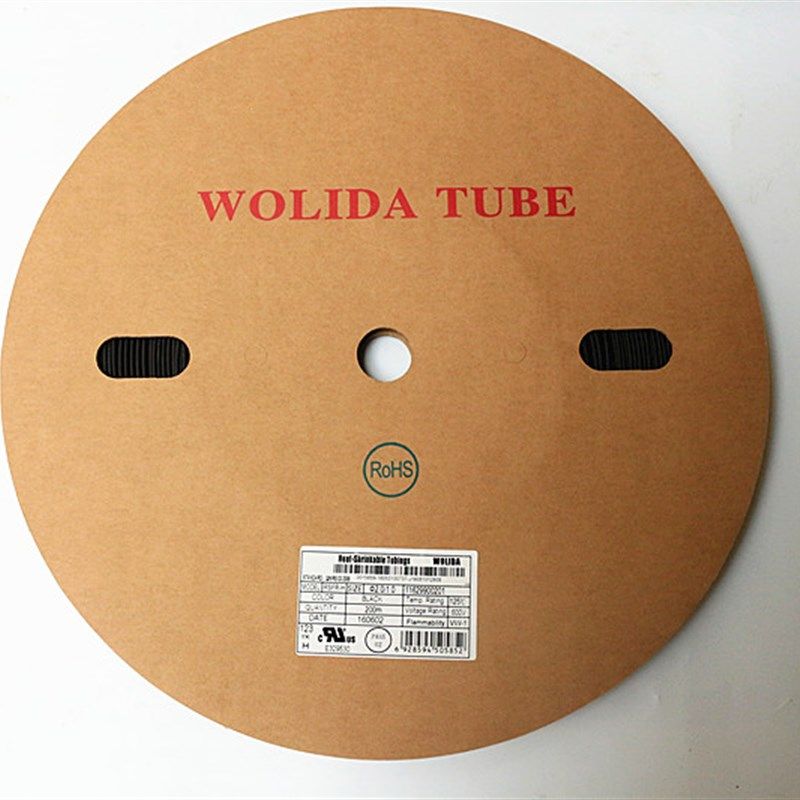 WOLIDA热缩套管2mm 环保阻燃热缩管 UL ROHS CSA认证 加厚400米