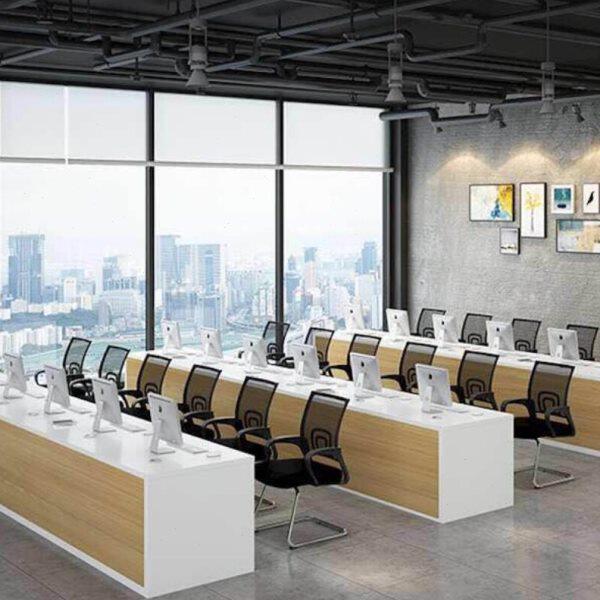 房产中介公司办公桌图文广告店前台接待台旅行社咨询台4S店吧台物
