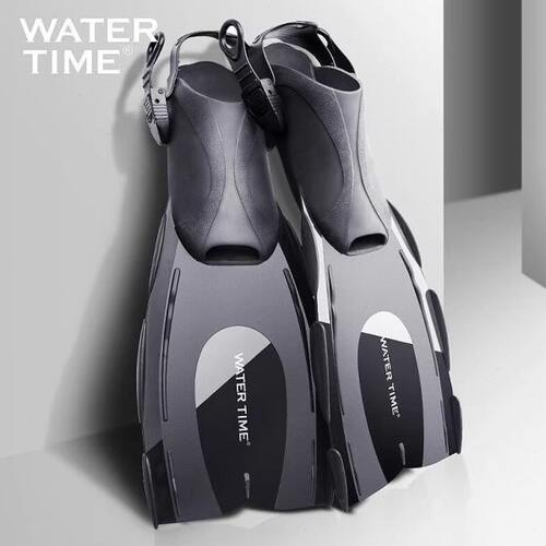 WaterTime潜水脚蹼浮潜蛙鞋自由潜长鸭蹼脚板游泳训练专用装备