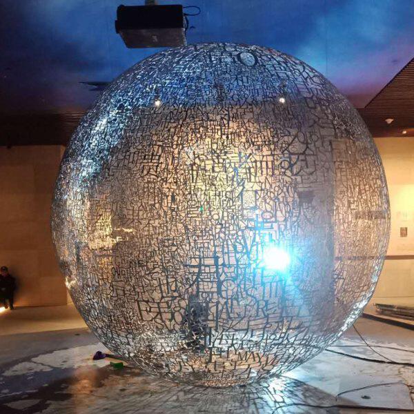 定制不锈钢雕塑 户外园林景观美陈装饰 大型金属锻造艺术立体装置