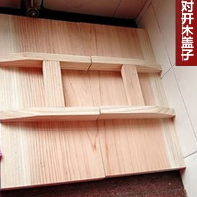 关东煮方形木头盖子定做原木无胶无漆老杉木盖子老式榫卯结构木盖