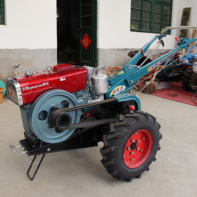 手扶拖拉机柴油机农用小型耕田8-22马力旋耕机开沟U起垄机水田旱