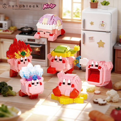 日本nanoblock星之卡比微型迷你小颗粒积木拼装收藏玩具生日礼物