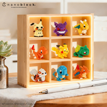 日本nanoblock宝可梦微型迷你小颗粒拼装积木皮卡丘喷火龙玩具
