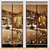 魔术贴防蚊门帘磁吸免打孔隔断帘夏季 静音卧室纱帘子 防蚊家用新款