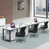 职员办公桌简约现代4人位员工桌6人办公家具工作位办公室桌椅组合