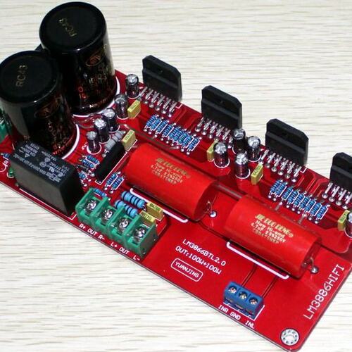 LM3886 BTL 2.0 纯后级功放板