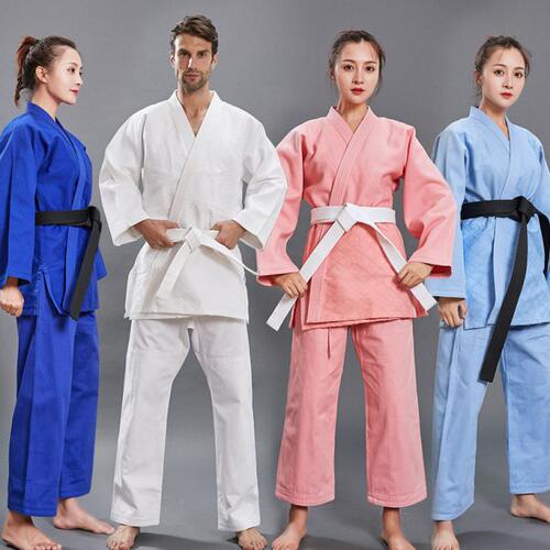 柔道服促销儿童成人男女标准加厚比赛服训练服柔道道服定制