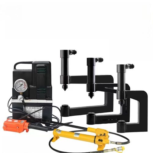 液压开孔器桥f架C型钢Z型钢材铁板不锈钢稟条冲孔铝板镀锌板打眼