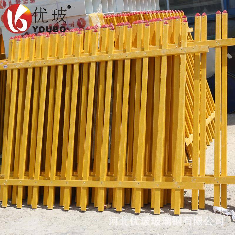 玻璃钢厂家供应园林绿化草坪围栏护栏户外油田隔离围栏