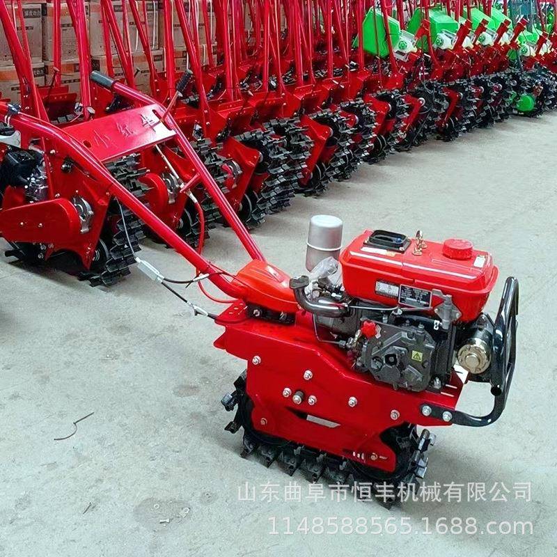 链轨式家用新型微耕机手扶犁地开沟机农用机器耘地锄草施肥播种