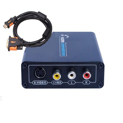 DVI转S端子svideo dvi-D转av转换器HDMI转Svideo DVI转AV视频转换