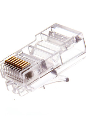 康普/AMP安普 超五类水晶头 100个RJ45非屏蔽网线8芯8-554720-3