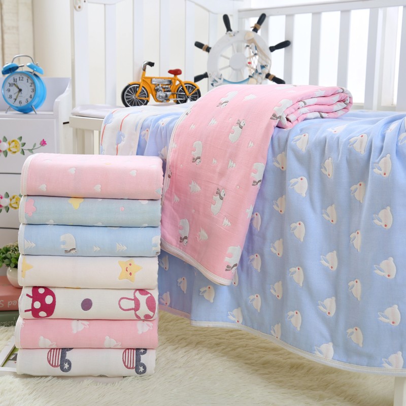 婴儿浴巾纯棉纱布吸水儿童洗澡浴巾宝宝新生儿童大毛巾秋冬款抱被