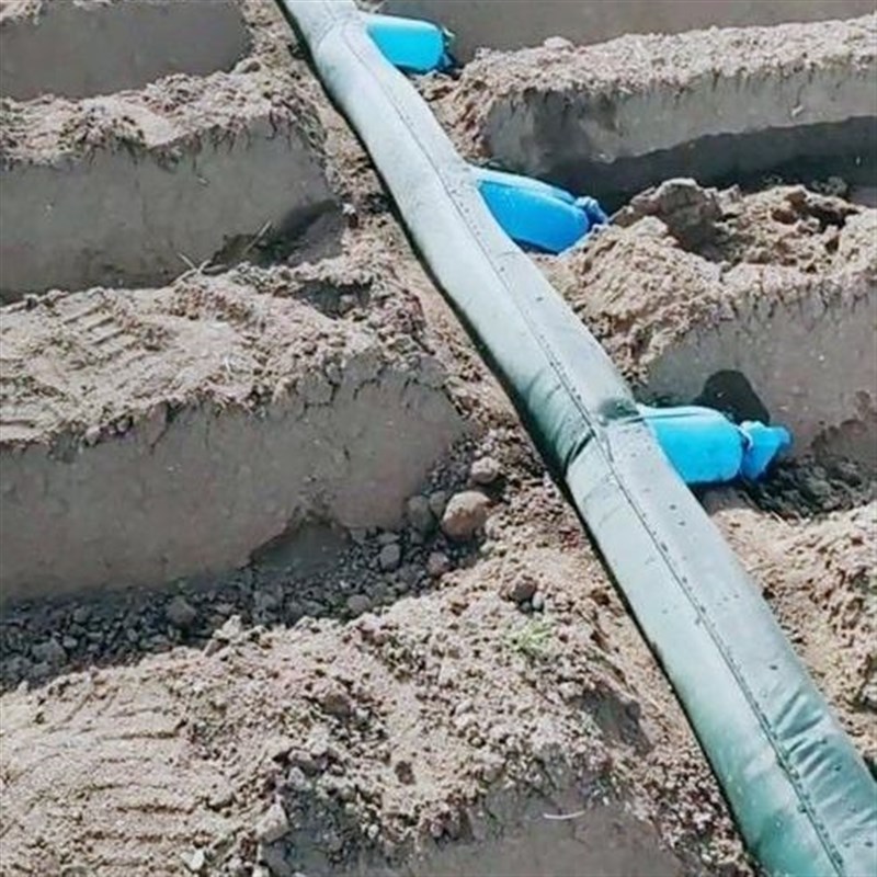 浇地水带灌溉农用带袖神器水龙带带袖布直销垄沟新型50米价格