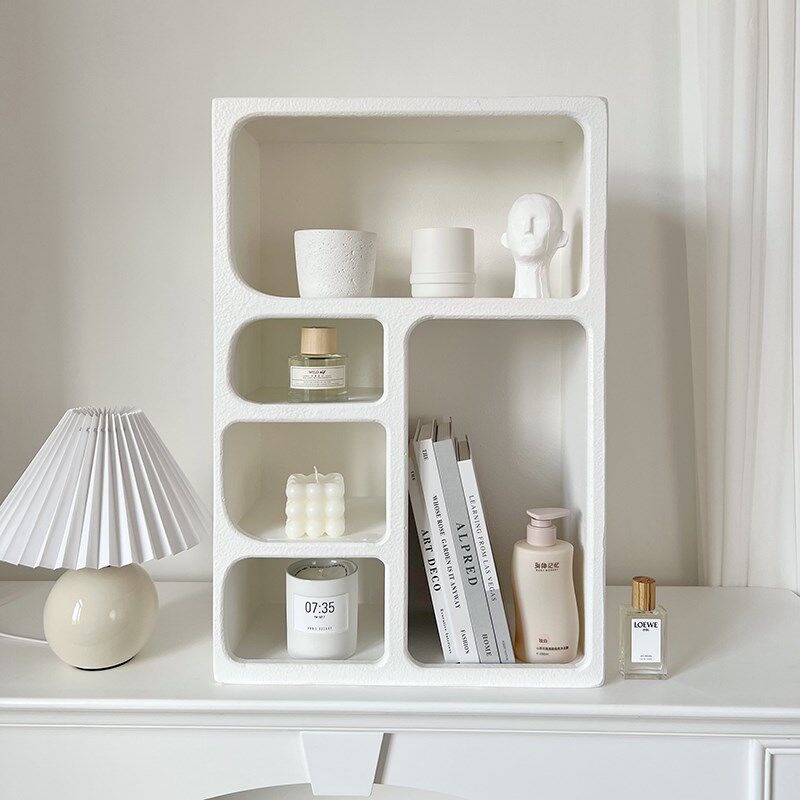 护肤品化妆品收纳盒香水置物架香薰桌面收纳柜梳妆台卧室洞穴柜