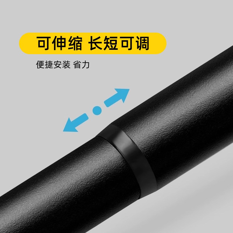 免打孔伸缩杆免钉晾衣杆衣架不锈钢窗帘挂杆浴帘杆子门帘衣柜撑杆