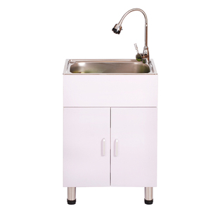 索鹰厨房洗衣柜阳台浴室柜落地式厨房水槽柜洗菜柜组合洗碗池支架