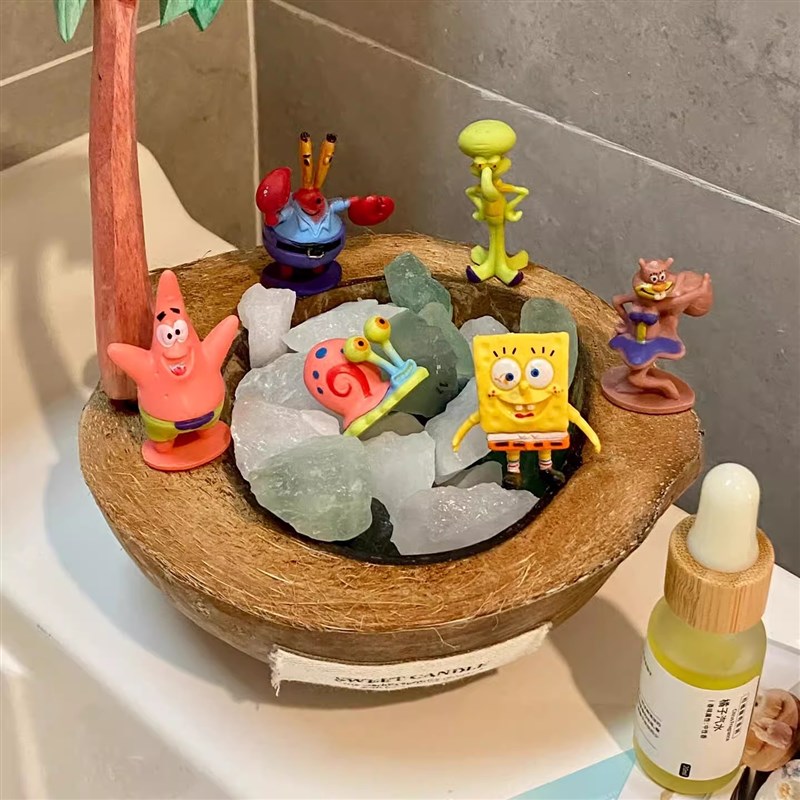 生日礼物女生闺蜜实用的高级感海绵宝宝椰子香薰礼品送女朋友礼物