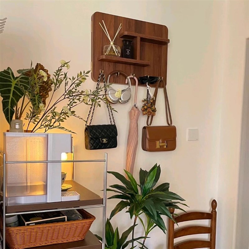 电表箱遮挡装饰画衣帽钩免打孔网红空开遮丑神器配电箱挂画置物架