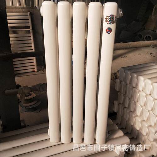 片头装饰钢制采暖气片 工程宿舍集中供暖用水暖钢二柱散热片