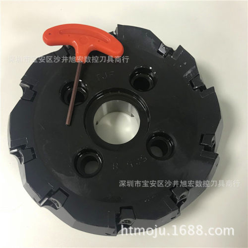 台湾泰精TJF平面铣刀盘15度25度45度80 100 125 160 200 250 300