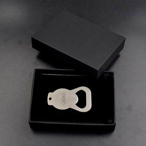 厂家直供新款飞野进口304不锈钢卡通啤酒创意开瓶器定制商标