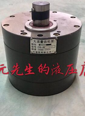 无锡凯利液压件厂大流量齿轮泵CB-B160 CB-B200 CB-B250机床磨床