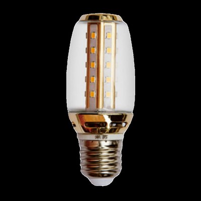 米苏e14小口E27螺口吊灯蜡烛泡 超亮光源护眼LED火箭泡节能电灯泡