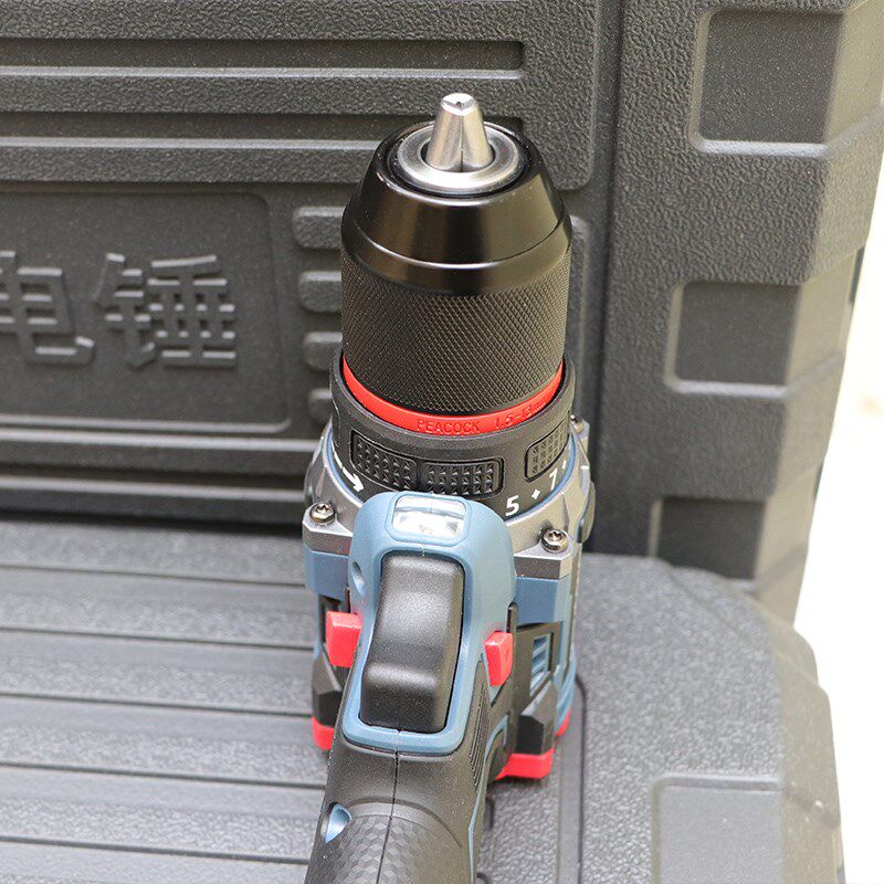 无刷大钢炮冲击锂电钻大功率充电式家用电动螺丝刀多功能手枪手钻