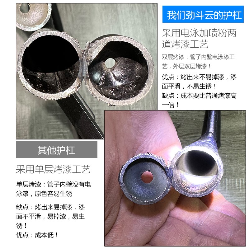 适用雅迪冠能T35-H电自版电动车保险杠保护杠防撞护杠大货架尾架